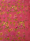 Chiffon Floral Print Saree Peach In Colour