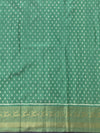 Kanjeevaram Ikat Saree Sea-Green In Colour