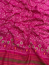 Patola Saree Rani-Pink In Colour
