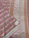 Tissue Zari Kota Saree Lilac In Color