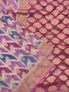 Georgette Banarasi Saree  In Multi-Color