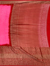 Kanjeevaram Bandhani Saree Light-Pink In Colour