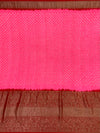 Kanjeevaram Bandhani Saree Light-Pink In Colour