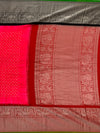 Kanjeevaram Bandhani Saree Red In Colour