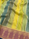 Mashru Silk Saree In Multi-Color