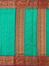 Chanderi Kora Saree Sea-Green In Colour
