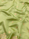 Chanderi Silk Saree Pastel-Green In Colour