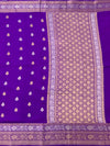Chanderi Silk Saree Violet In Colour