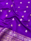 Chanderi Silk Saree Violet In Colour