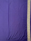 Banarasi Silk Saree Dark-Violet In Colour