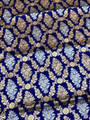 Banarasi Kadwa Weave Silk Saree Blue In Colour