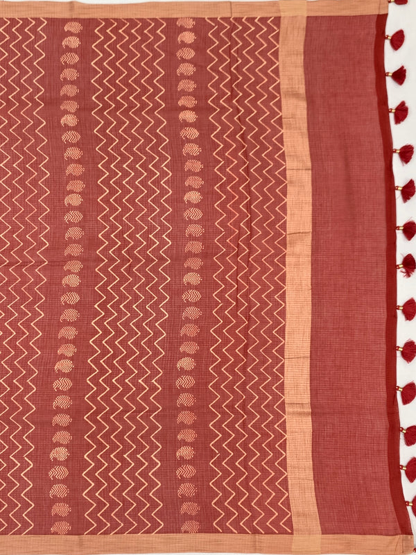 The Timeless Charm of Cotton Kota Blue Saree