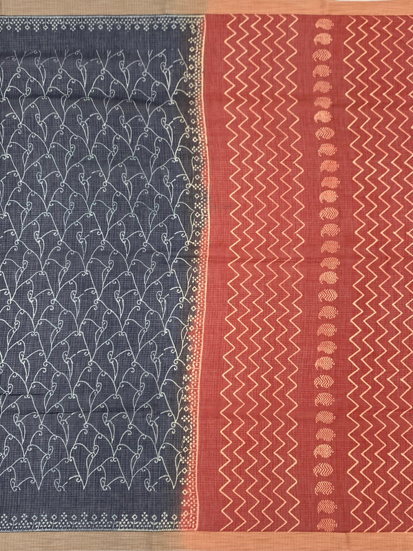 The Timeless Charm of Cotton Kota Blue Saree