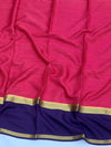 Mysore Silk Saree Pink In Colour