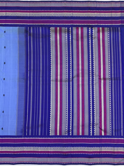 Kanjeevaram Silk Saree Blue In Colour