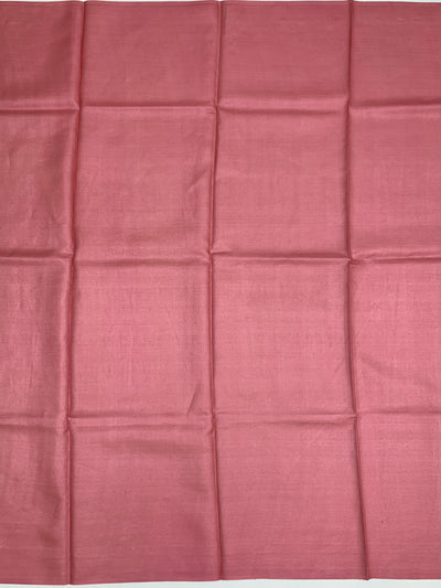 Tussore Printed Saree Pastel-Pink In Colour