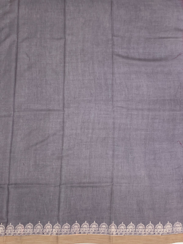 Elegant Hand-Block Printed Cotton Kota Saree