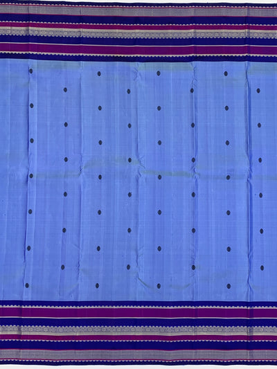 Kanjeevaram Silk Saree Blue In Colour