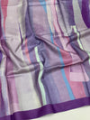 Tussore Printed Saree In Multi-Colour