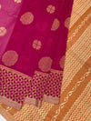 Elegant Pink Digital Floral Printed Kota Cotton Saree