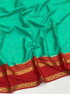 Mysore Silk Saree Sea-Green In Colour
