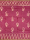 Elegance in Pink: Cotton Kota Doria Saree