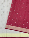 Zari Kota Saree Half-White In Color