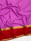 Mysore Silk Saree Lavender In Colour