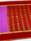 Mysore Silk Saree Lavender In Colour