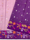 Zari Kota Saree Mauve In Color