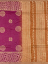 Elegant Pink Digital Floral Printed Kota Cotton Saree
