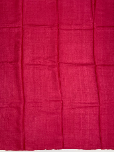 Tussore Printed Saree Pink In Colour