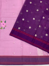 Zari Kota Saree Lavender In Color