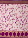 Ethereal Pink & Magenta Printed Banarasi Silk Saree with Pichwai Lotus Motifs