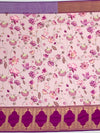 Ethereal Pink & Magenta Printed Banarasi Silk Saree with Pichwai Lotus Motifs