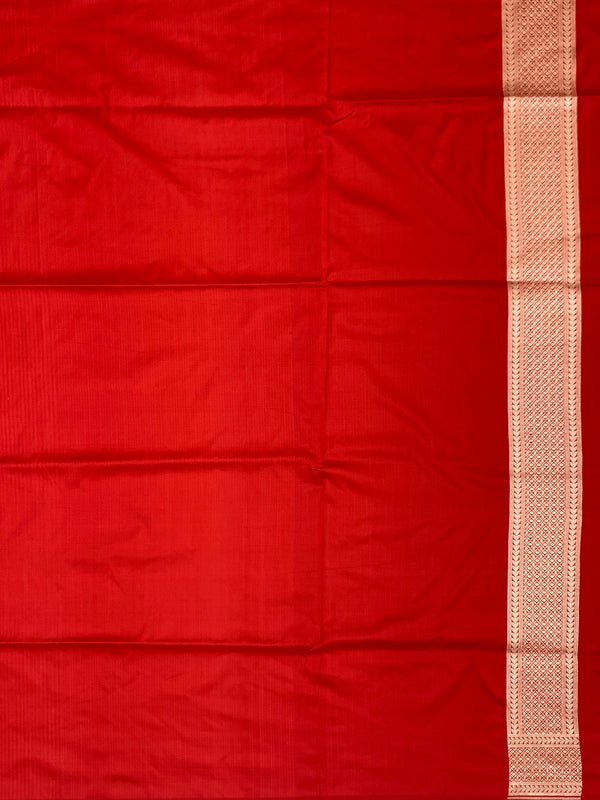 Scarlet Rose Banarasi Saree in Soft Cotton-Silk