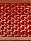 Scarlet Rose Banarasi Saree in Soft Cotton-Silk