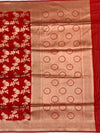Scarlet Rose Banarasi Saree in Soft Cotton-Silk