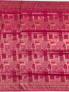 Ethereal Rani Pink Banarasi Silk Saree with Ornate Patchwork
