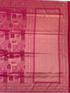 Ethereal Rani Pink Banarasi Silk Saree with Ornate Patchwork