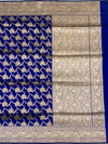 Royal Blue Meenakari Banarasi Silk Saree