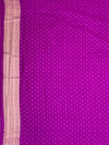 Regal Lavender Gold Zari Brocade Banarasi Silk Saree