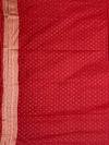 The Masterpiece: Maroon Banarasi Silk Saree