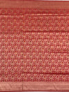 The Masterpiece: Maroon Banarasi Silk Saree