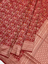 The Masterpiece: Maroon Banarasi Silk Saree