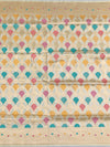 Exquisite Off-White Meenakari Banarasi Saree