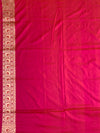 Exquisite Rani Pink Handloom Banarasi Silk Saree