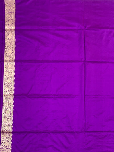 Royal Purple Meenakari Banarasi Saree