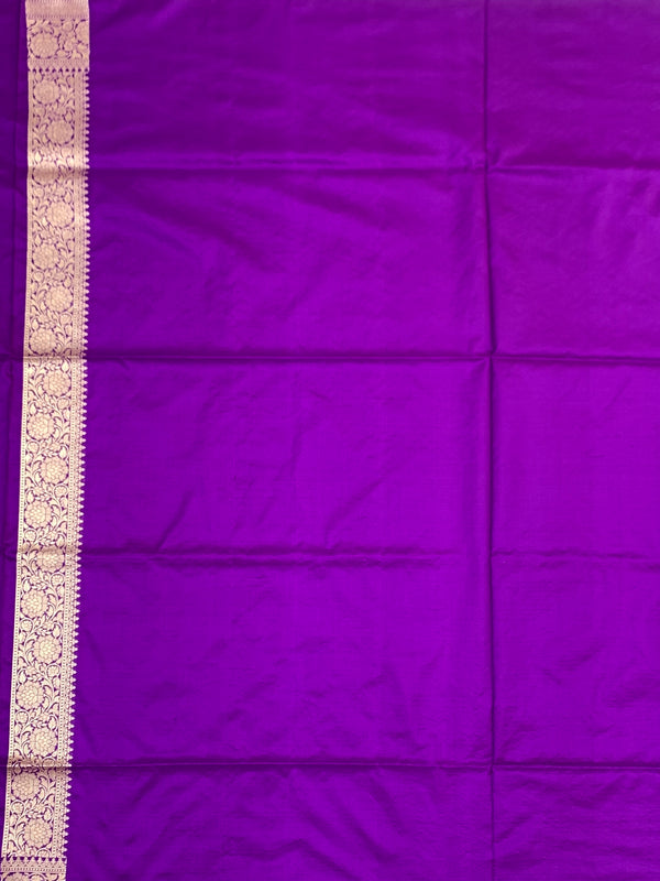Royal Purple Meenakari Banarasi Saree