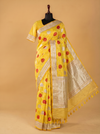 Mashru Silk Saree Yellow In Colour